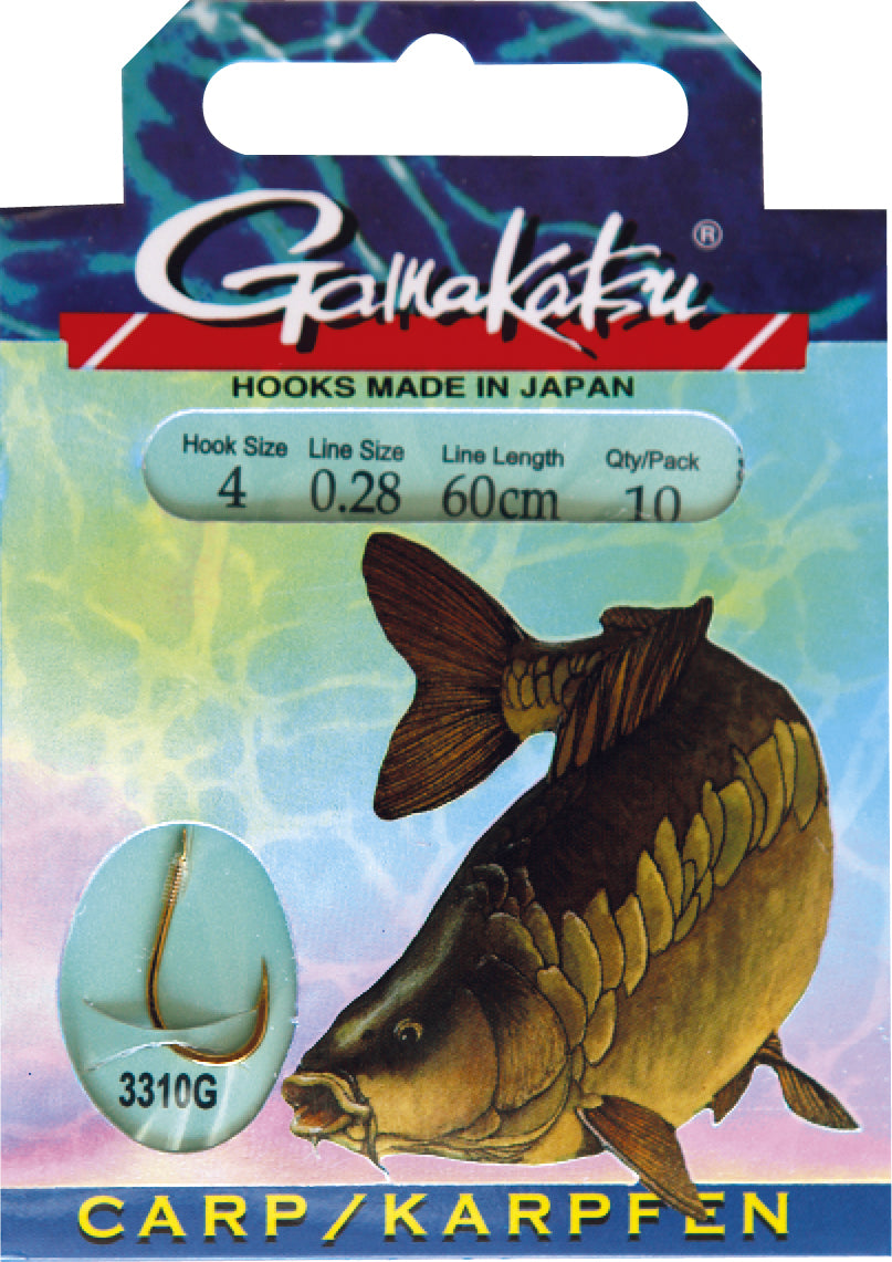 Gamakatsu Carp előkötött 10/cs. 8