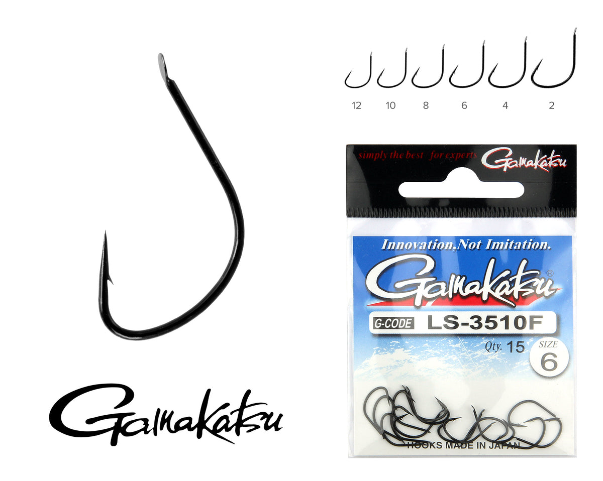 Gamakatsu LS-3510F/008 N/L 15db/cs.