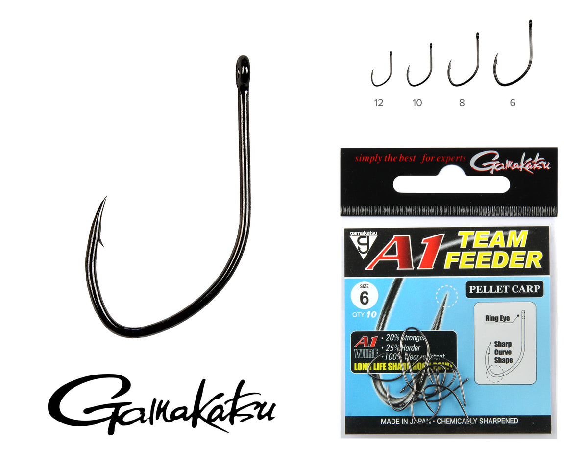 Gamakatsu A1 Team Feeder Pellet Carp 6-os 10/cs