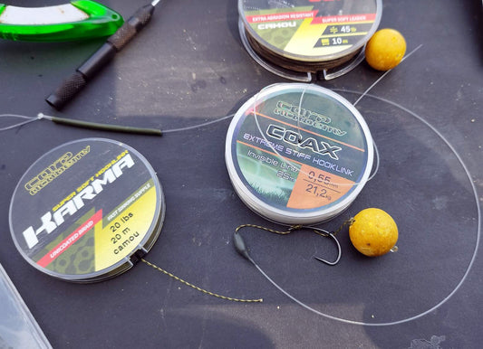 Carp Academy Karma Hooklink 20m 25lb Brown