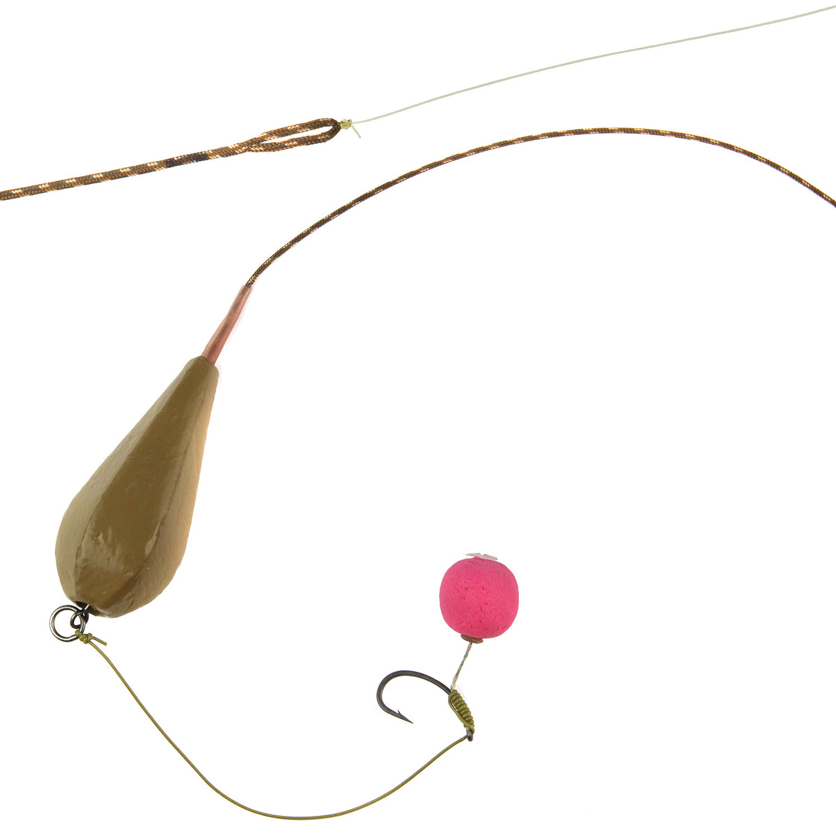 Carp Academy Ólombetétes Előke forgóval 35lbs