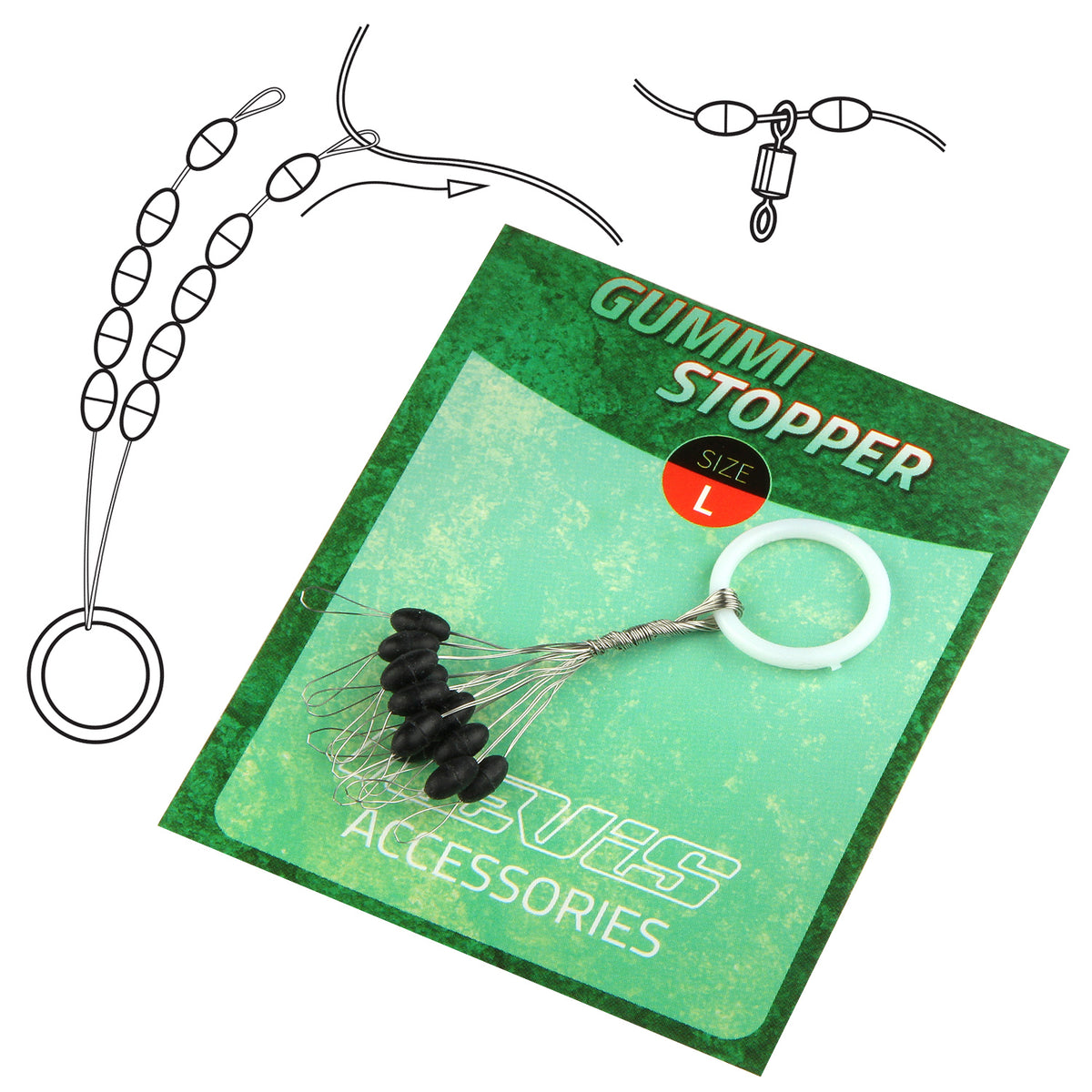Nevis Stopper - Black (S) – S (4 x 2 mm)