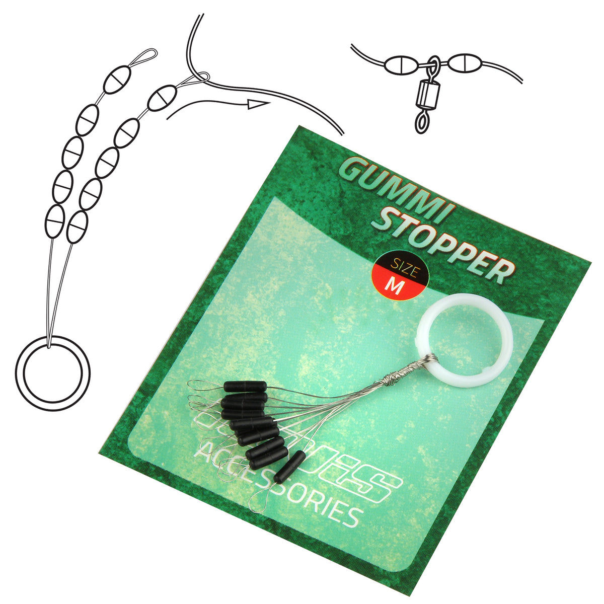 Nevis Stopper - Round Black (L)