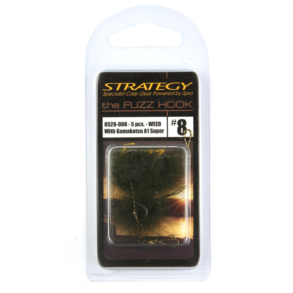 SPRO A1 Super Strat Fuzz horog 6 5/cs. – Camou Zöld