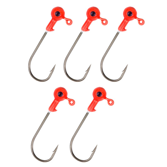 Nevis Gumihal fej piros 5/0 5g 5db/cs