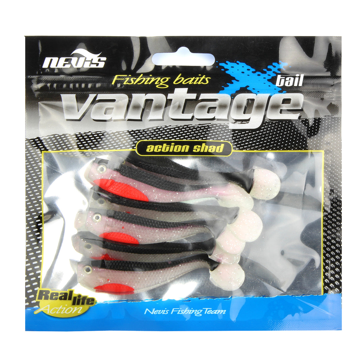 Nevis Action Shad gumihal 7cm 6/cs