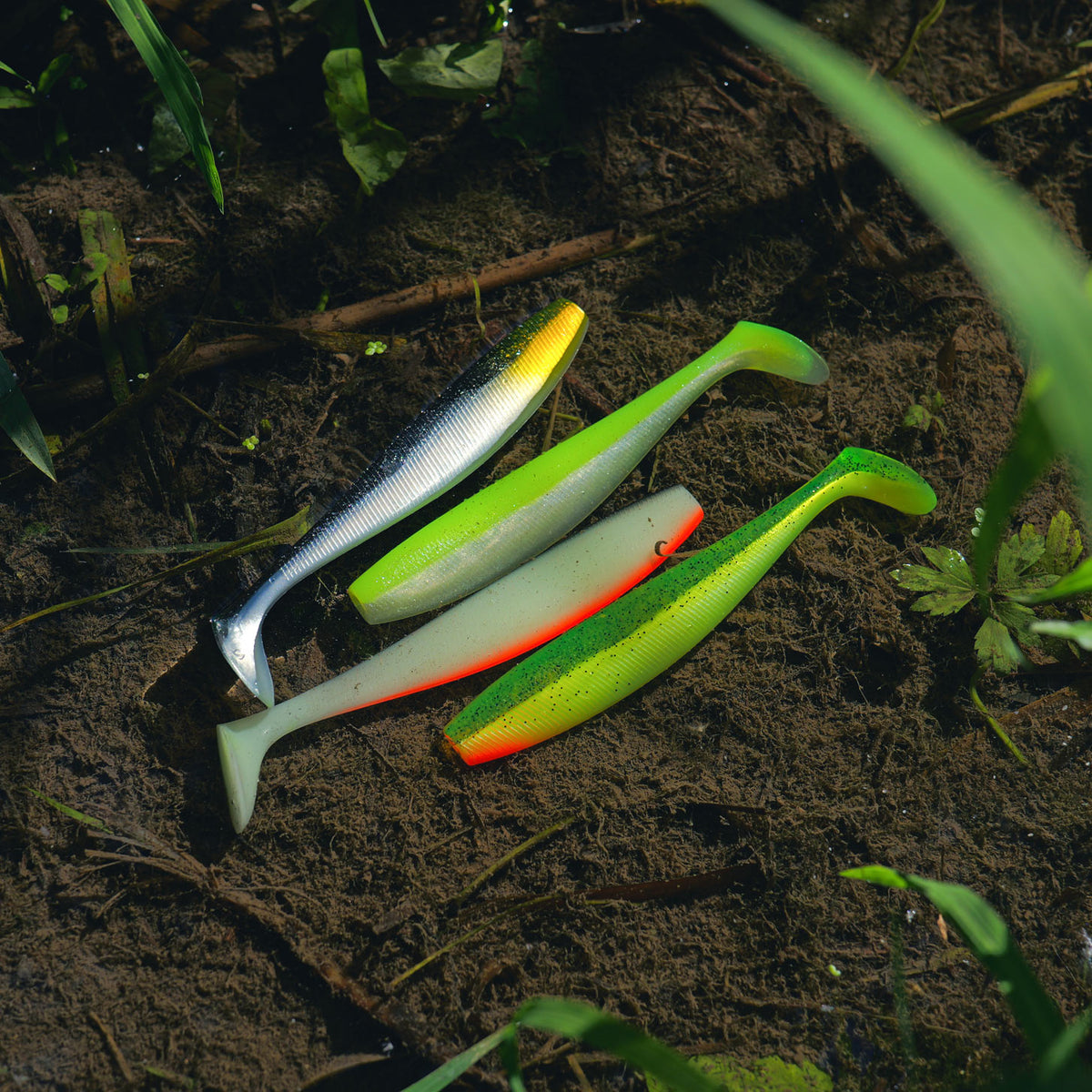 Reiva Flat Minnow shad 14cm 3db/cs (Watermelon)