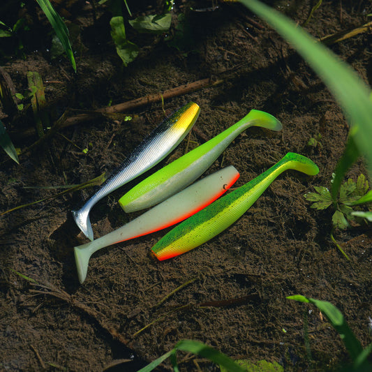 Reiva Flat Minnow shad 18cm 2db/cs (Flash Lemonade)