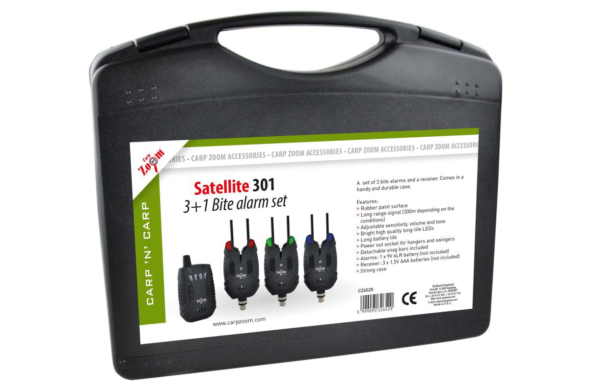 Carp Zoom Satellite 301 elektromos kapásjelző szett 3+1