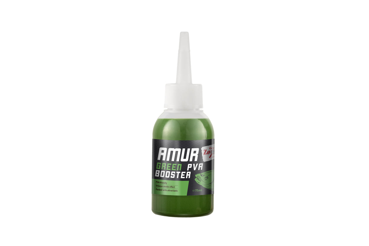 Carp Zoom Amur Booster fluo zöld aroma