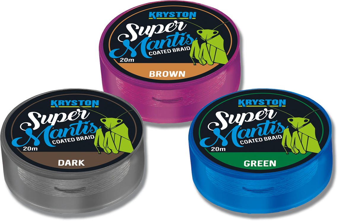 Kryston Super Mantis Coated Braid 35lbs 20m Brown