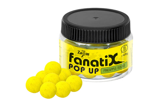 Sárga, 16 mm-es pop up horogcsali tégellyel