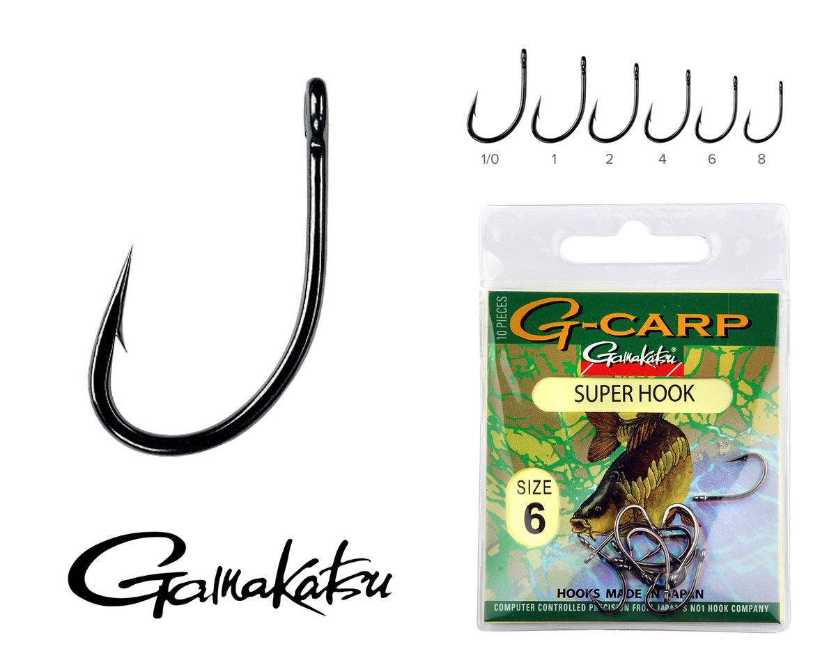Gamakatsu G-Carp super 1/0 10/cs.