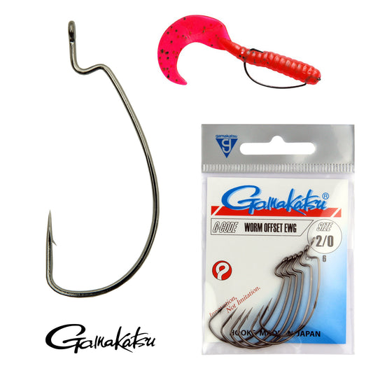 Gamakatsu Worm Offset 4 6/cs.