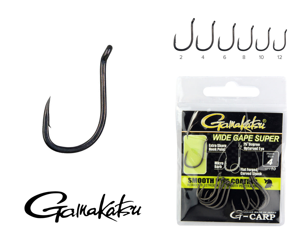Gamakatsu G-Carp Wide Gape Super 10/cs. 10-es
