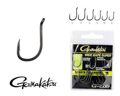 Gamakatsu G-Carp Wide Gape Super 10/cs. 10-es