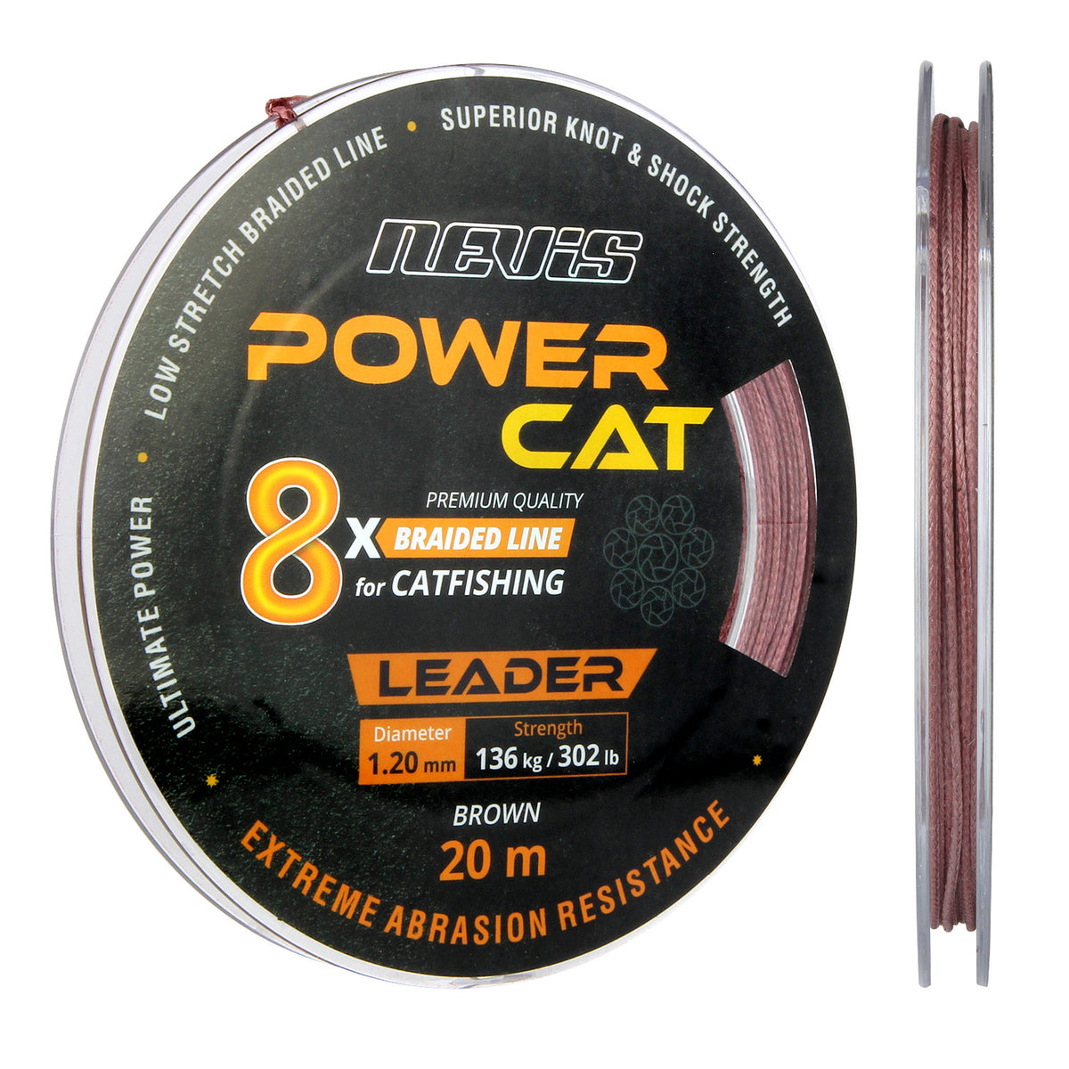 Nevis Powercat Braid Leader X8 20m 1,00mm