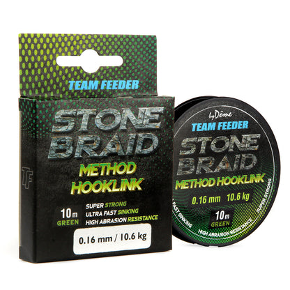 Team Feeder Stone Braid Green 10m 0,08mm