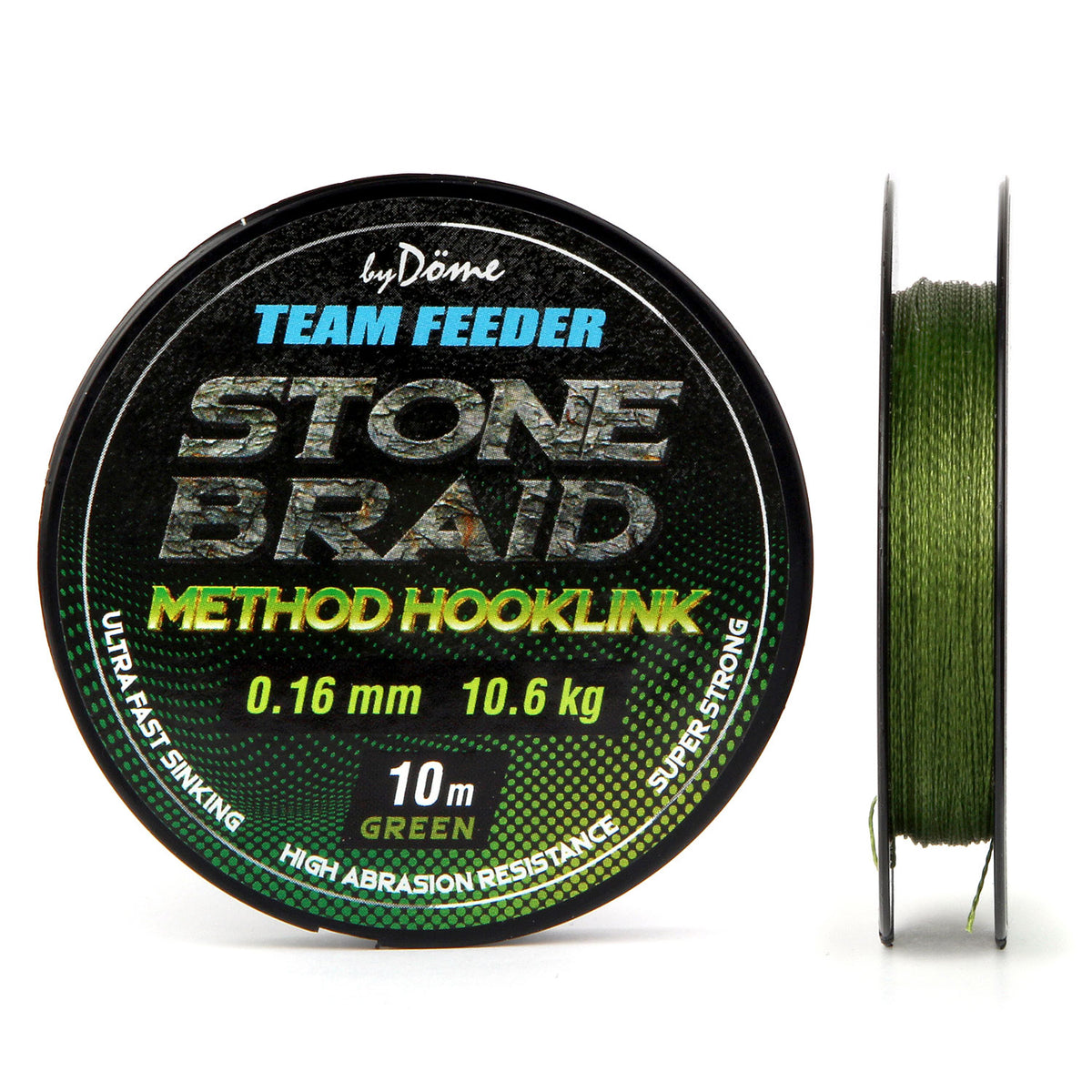 Team Feeder Stone Braid Green 10m 0,08mm