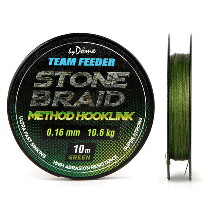 Team Feeder Stone Braid Green 10m 0,08mm
