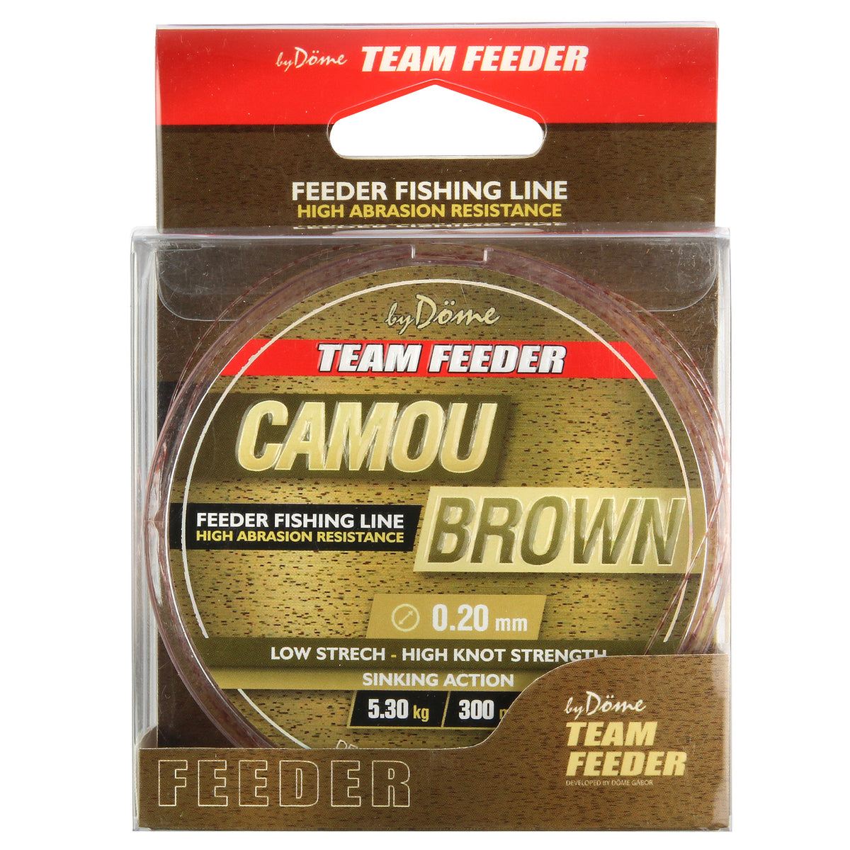 Team Feeder Camou Brown 300m/0.22mm