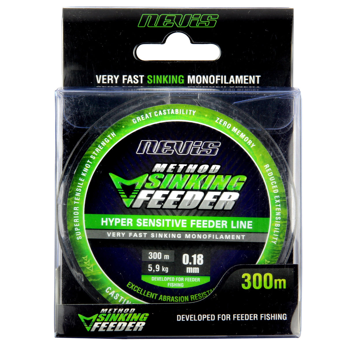 Nevis Method Sinking Feeder 300m 0.20mm