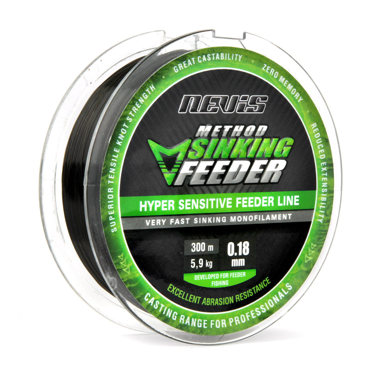 Nevis Method Sinking Feeder 300m 0.22mm