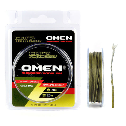 Carp Academy Omen Skinbraid Olive 20Lb 20m