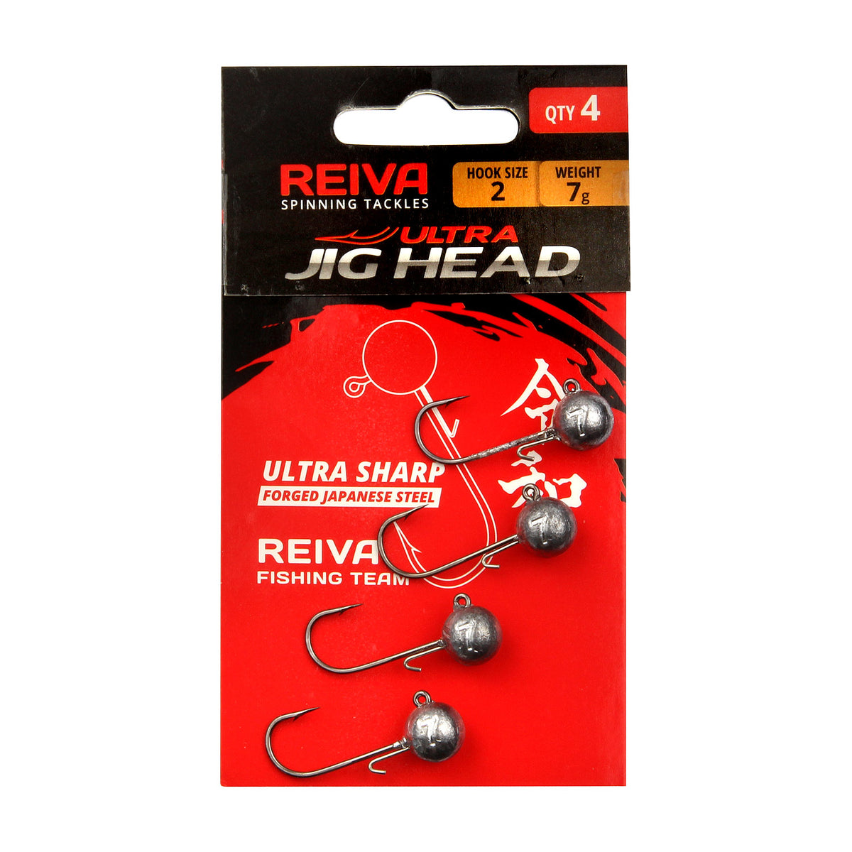 Reiva Ultra Strong Jig Head 6/0-24g 3db/cs