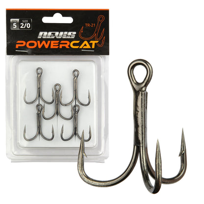 Nevis Powercat Treble Hook 6/0 TR-21 5db