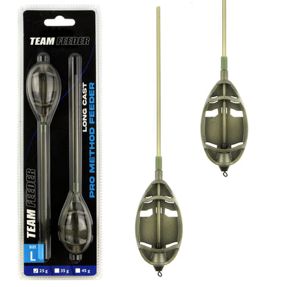 Team Feeder Long Cast Pro Method Feeder kosár 45g 2db/cs