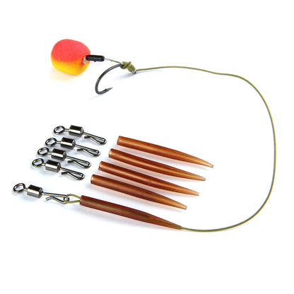 Carp Academy Gyorscsatlakozó szilikoncsővel 5+5db L