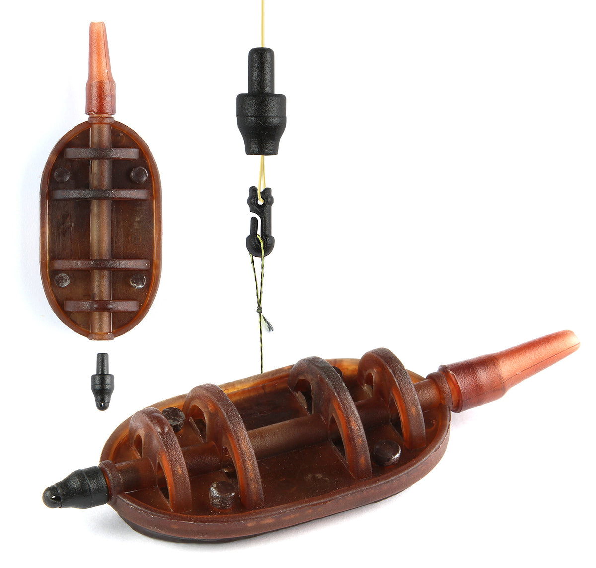 Carp Academy Method Flat feeder kosár L 100g