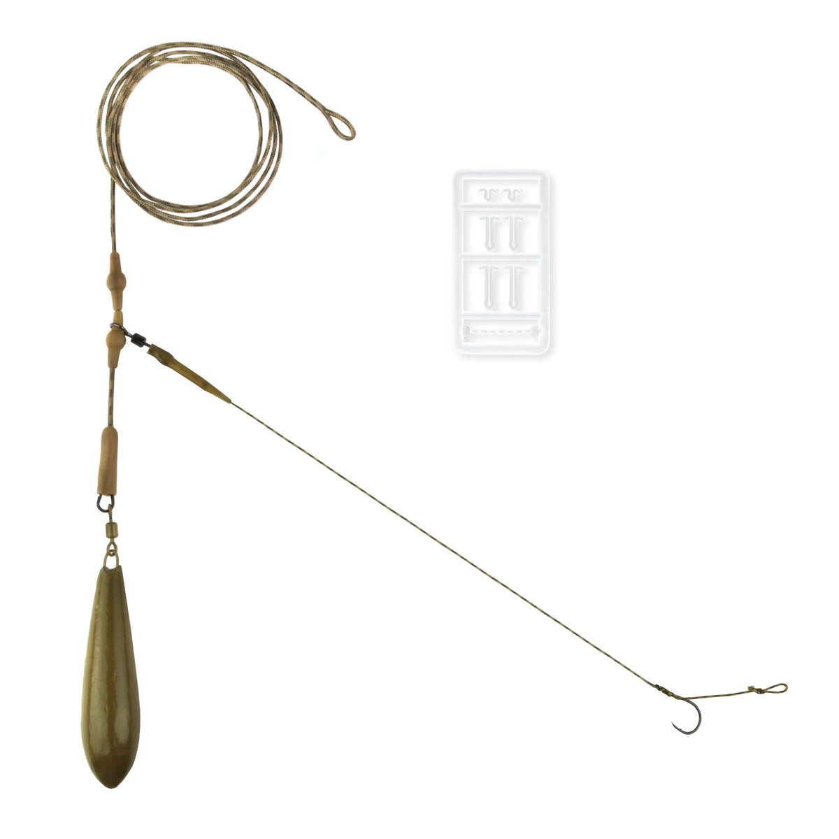 Carp Academy Komplett helicopter végszerelék 4-es 90g