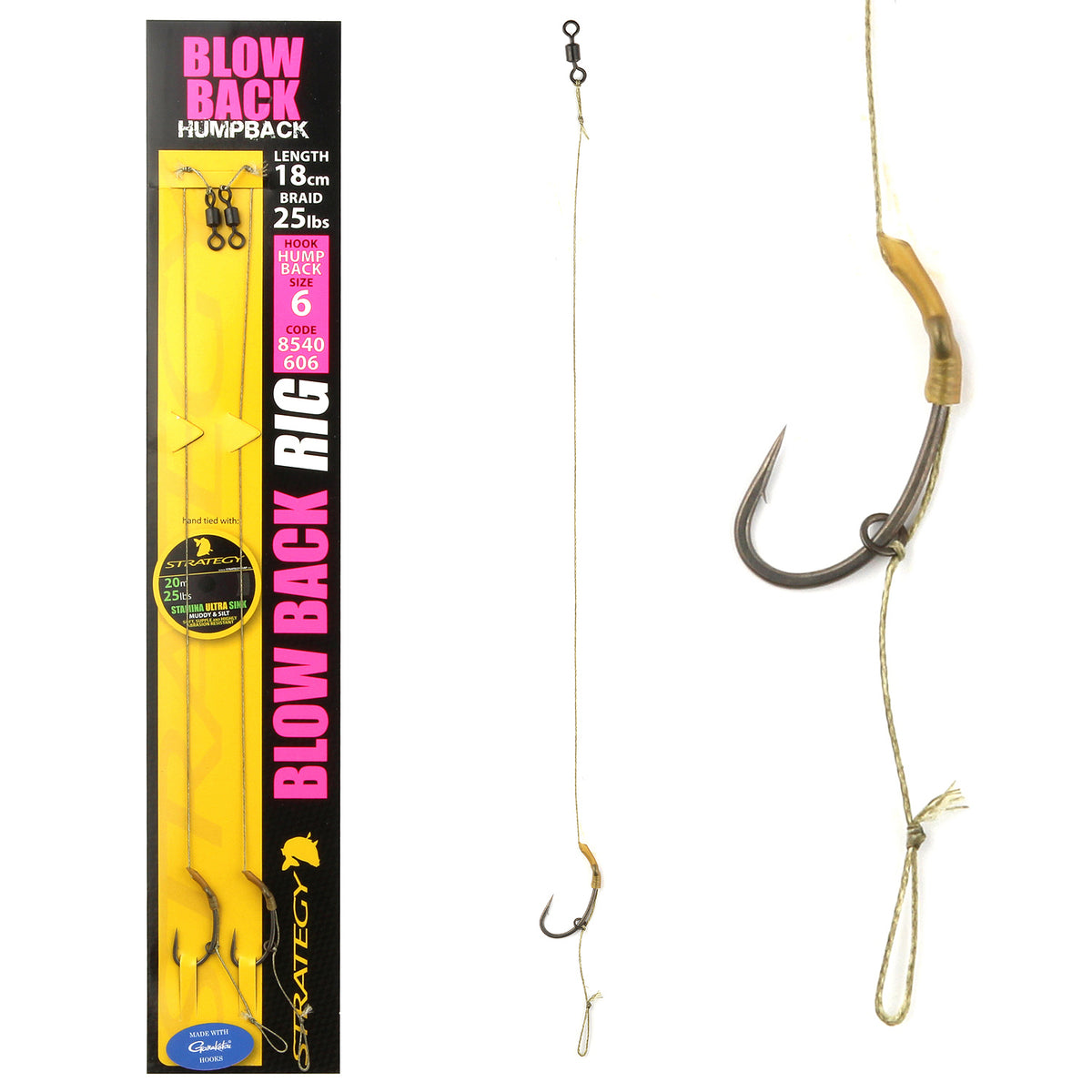 SPRO Előkötött bojlis előke 8-as 25cm 25lbs