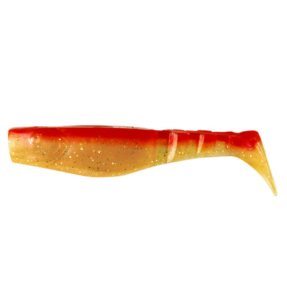Nevis Vibra Shad Gumihal 7cm 6/cs – (401) Piros-Narancs Flitter 1
