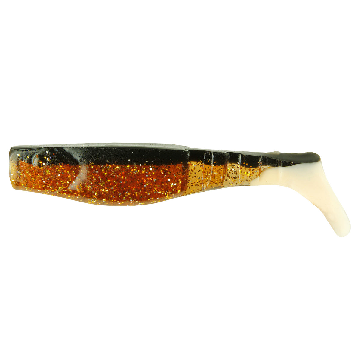 Nevis Vibra Shad Gumihal 7cm 6/cs – (605) Fekete-Barna Flitter