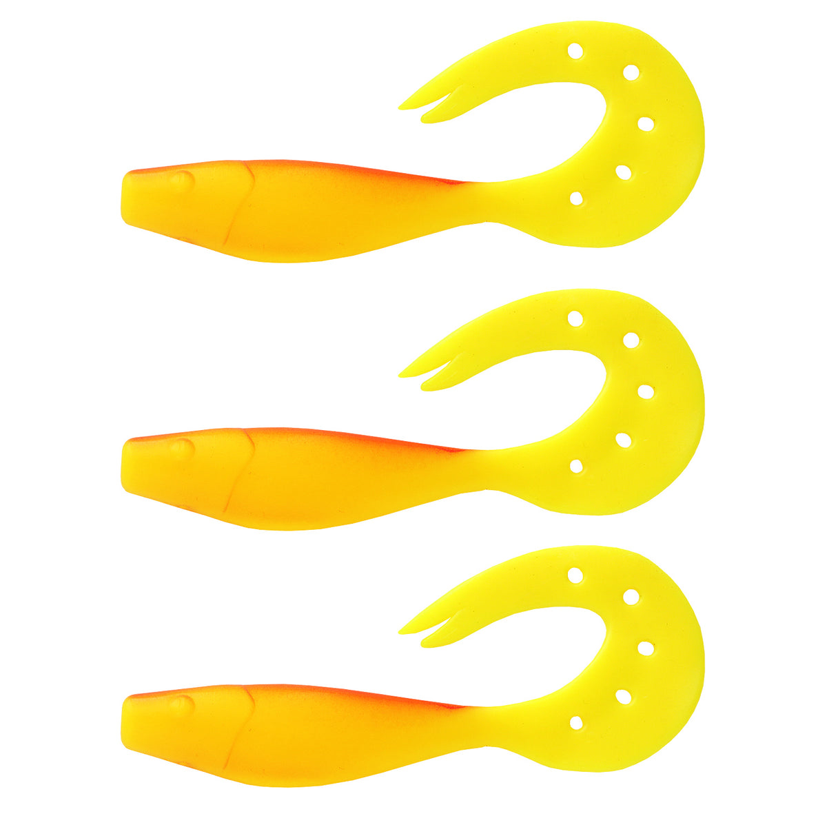 Nevis Twister Shad 11cm 3db/cs (Orange Back)