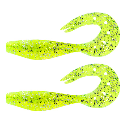 Nevis Twister Shad 14cm 2db/cs (Poppy Green)