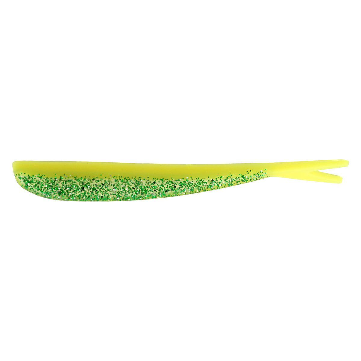 Nevis Drop shot shad 10cm – Sárga-Zöld Flitter