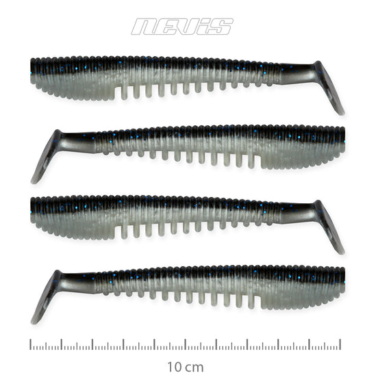 Nevis Impulse Shad 10cm 4db/cs (Bleak)