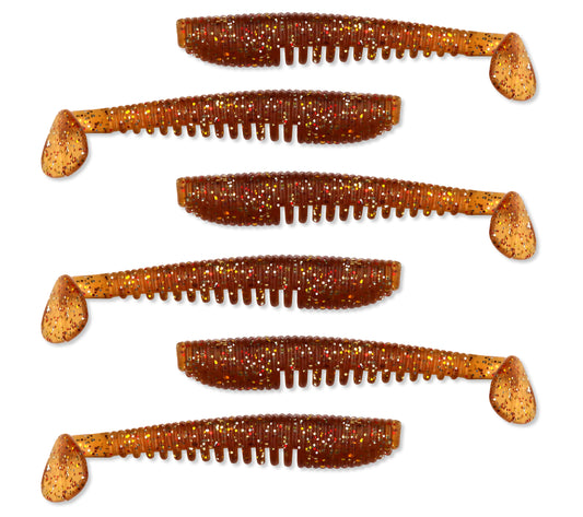 Nevis Impulse Shad 6.3cm 6db/cs (Crayfish)