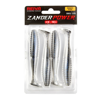 Reiva Zander Power Shad 10cm 4db/cs (Magic Fish)