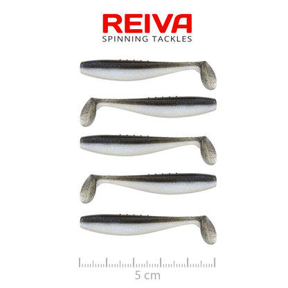 Reiva Flat Minnow Shad 5cm 5db/cs (Magic Fish)