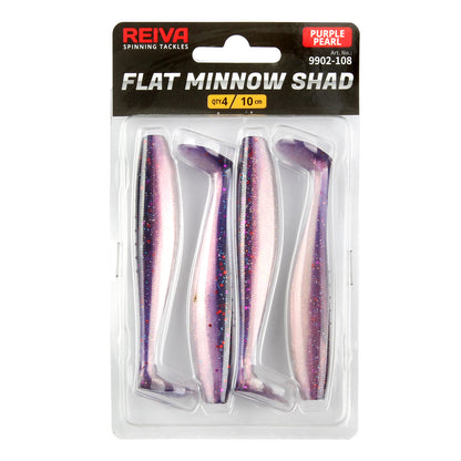 Reiva Flat Minnow shad 12,5cm 3db/cs (Purple Pearl)
