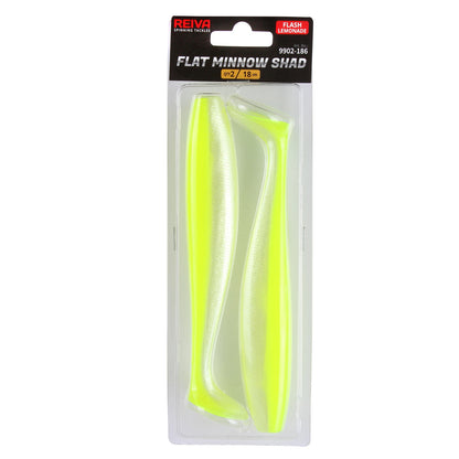 Reiva Flat Minnow shad 18cm 2db/cs (Flash Lemonade)
