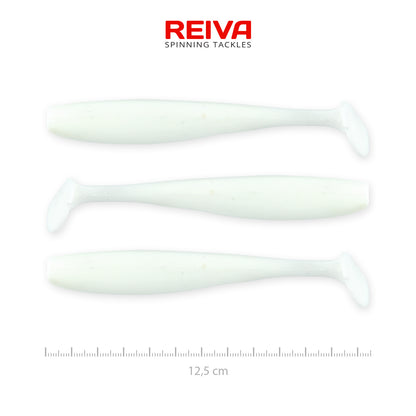 Reiva Flash Shad 12.5cm 3db/cs (Classic White)