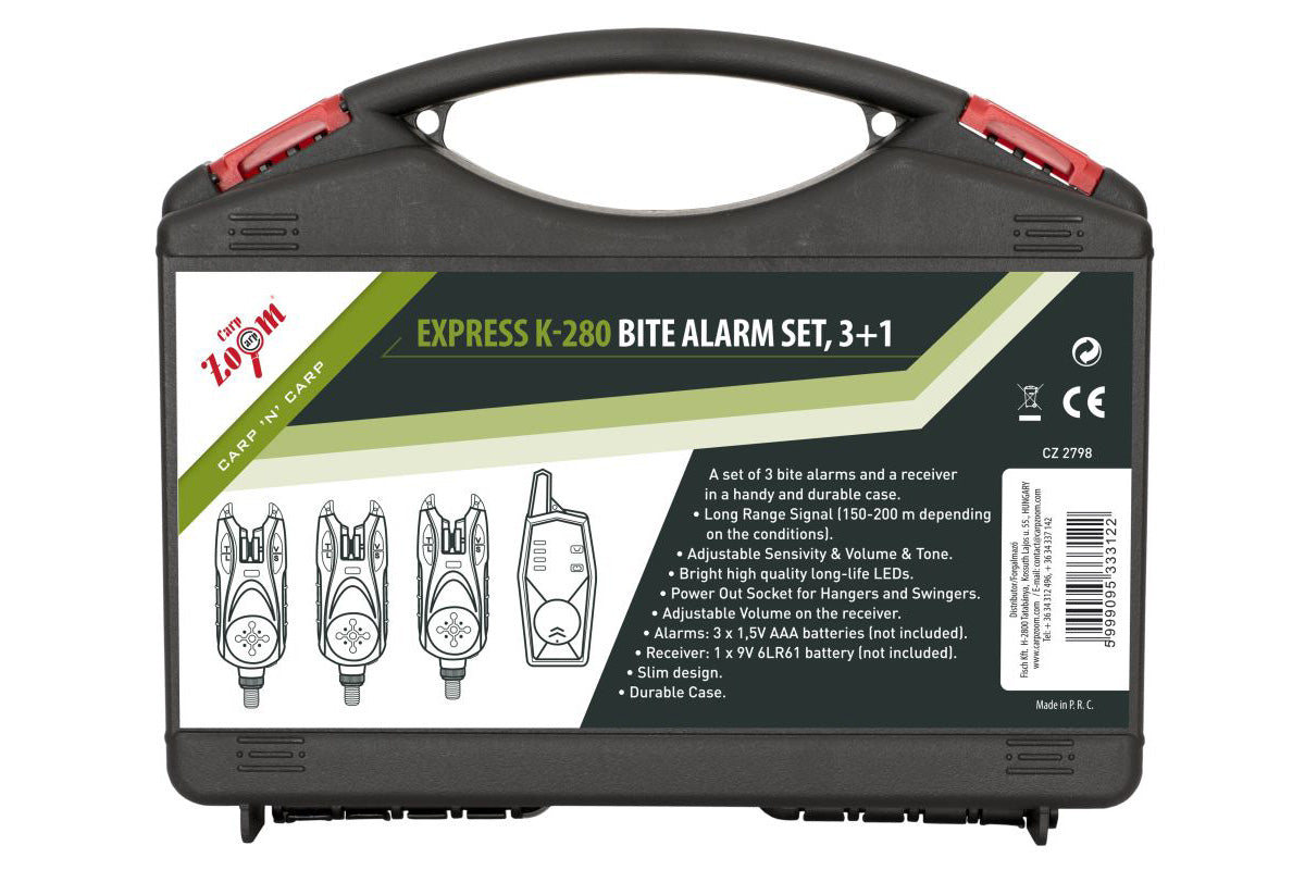 Carp Zoom Express K-28 kapásjelző szett (3+1)