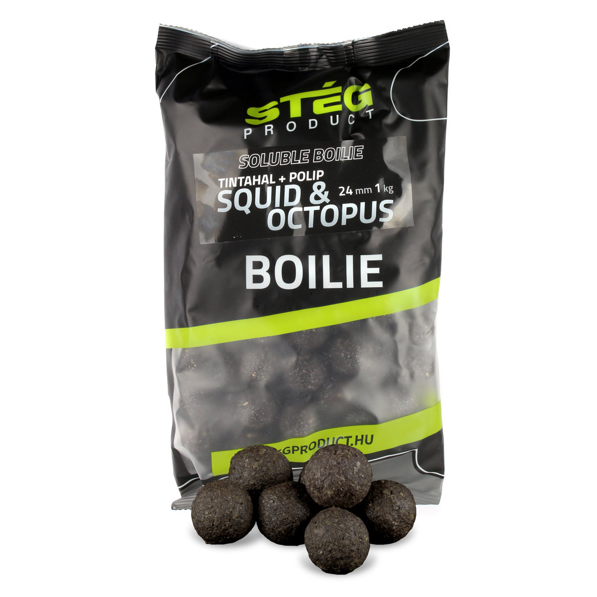 Stég Soluble Boilie 24mm 1kg Squid & Octopus