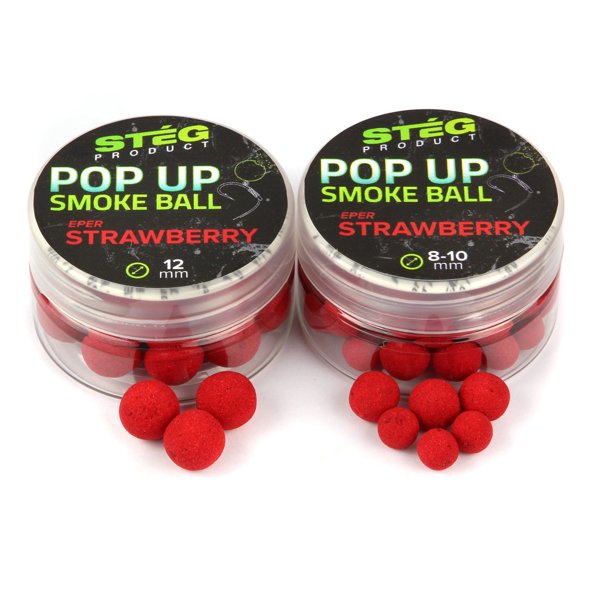 Stég Pop Up Smoke Ball 12mm 10g Strawberry